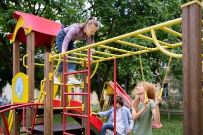 side-view-kids-playing-park